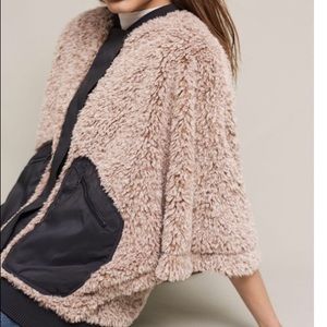 Reversible Sherpa poncho